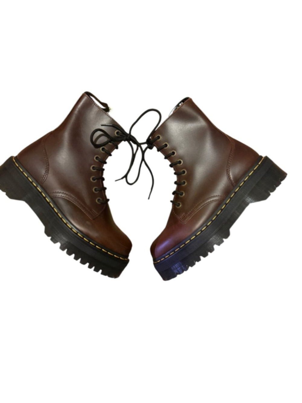 Dr. Martens Brown Jadon Lace Up Boots Size 9